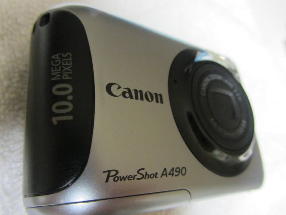 Canon PowerShot A490 10.0 MP Digital Camera with 3.3x
